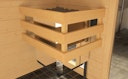 Vorschaubild Weka Sauna Valida Gr. 4 mit Glastür - Massivholzsauna 38 mm