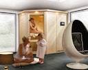 Vorschaubild Karibu Sauna Saja - 68 mm Systemsauna - 230 Volt Plug & Play