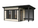Vorschaubild PRE:GA Black Forest Deluxe Sauna mit Vorraum 