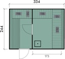 Vorschaubild Wolff Finnhaus Design Saunahaus Luago 3x2 Art 1