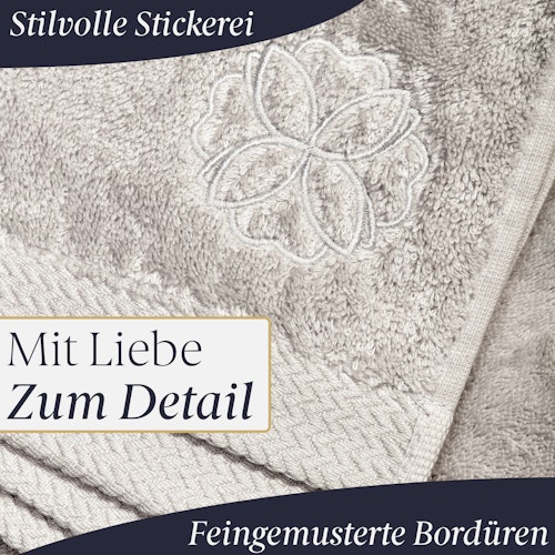 Liebenstein Handtuch 2er Set - 50 x 100 cm - 550 g/m²