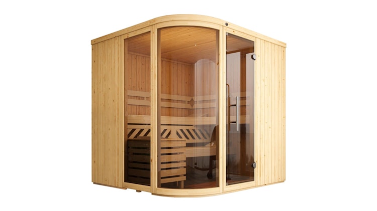 Weka Element-Designsauna Sara 1 Sparset inkl. Ofen - 68 mm - "Alles dabei"