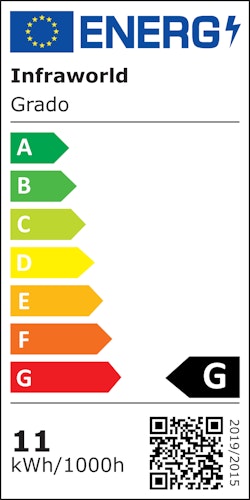 Infraworld Farblicht Grado (für Kabinen bis 3 m² Raumfläche)