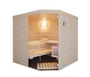 Vorschaubild Infraworld Sauna Solido 209 Ecke - 40 mm Massivholzsauna inkl. 5-teiligem gratis Zubehörset