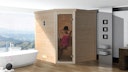 Vorschaubild Weka Premium Massivholzsauna Turku 1 Sparset 2 inkl. 7,5 kW Bioaktiv-Ofen und Leuchtenset - 45 mm - "Alles dabei"