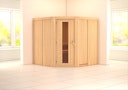 Vorschaubild Karibu Sauna Jarin mit Eckeinstieg 68 mm