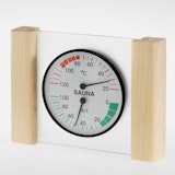Infraworld Klimamesser mit Glas- Holzrahmen in Fichte oder Zeder Infraworld Klimamesser mit Glas- Holzrahmen in Fichte oder ZederZubehörbild