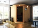 Vorschaubild Karibu Sauna Jarin mit Eckeinstieg 68 mm