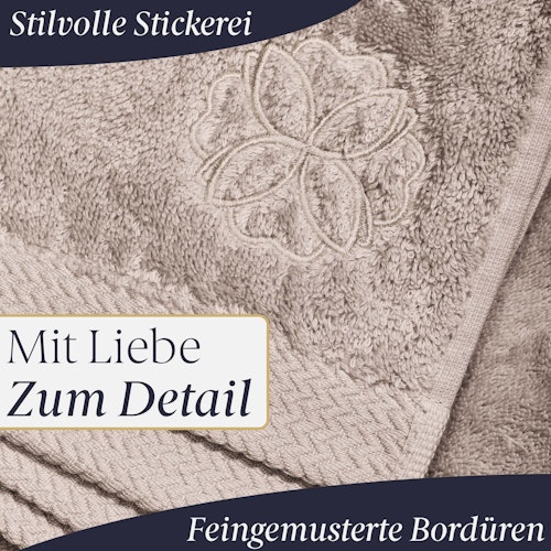 Liebenstein Handtuch 2er Set - 50 x 100 cm - 550 g/m²