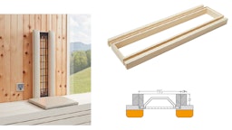Infraworld Holzrahmen für VITALlight-IPX4 Infrarotstrahler,Wandmontage Infraworld Holzrahmen für VITALlight-IPX4 Infrarotstrahler,WandmontageZubehörbild
