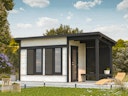 Vorschaubild PRE:GA Black Forest Deluxe Sauna mit Vorraum 