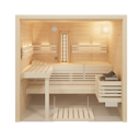 Vorschaubild Infraworld Solido Glas 167 - 40 mm Massivholzsauna inkl. 5-teiligem gratis Zubehörset