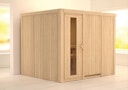 Vorschaubild Karibu Sauna Gobin mit Fronteinstieg 68 mm